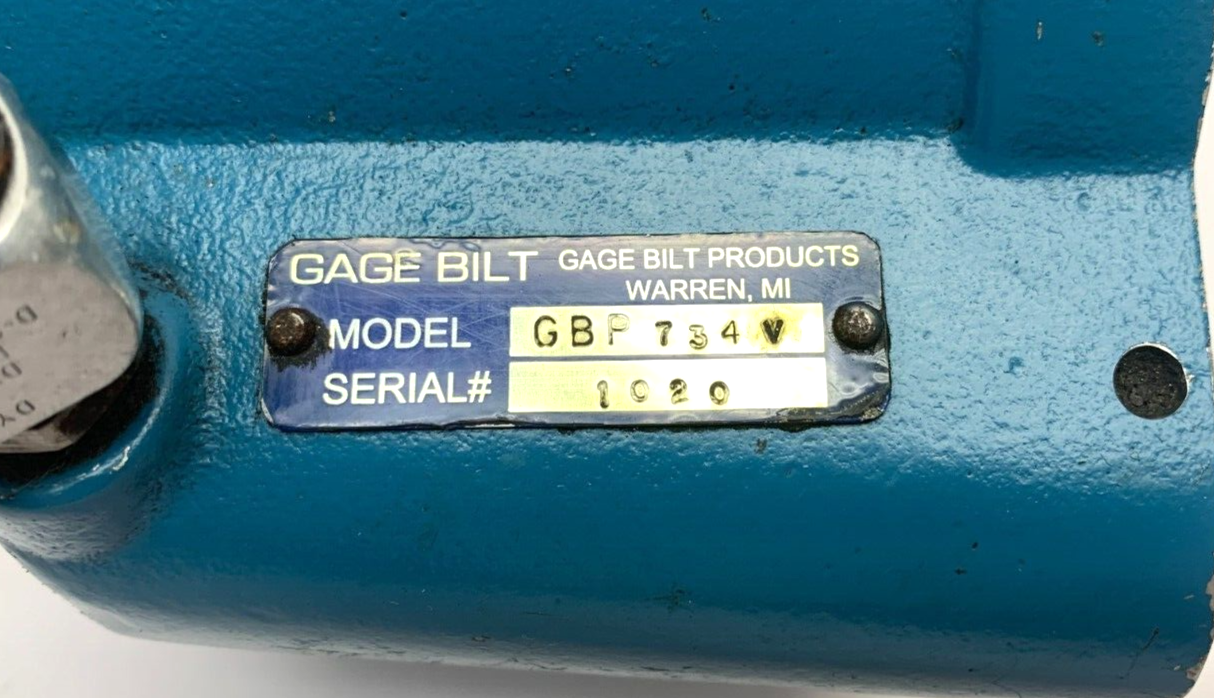 Gage Bilt GBP734V Pneudraulic Rivet Gun Riveter - Maverick Industrial Sales