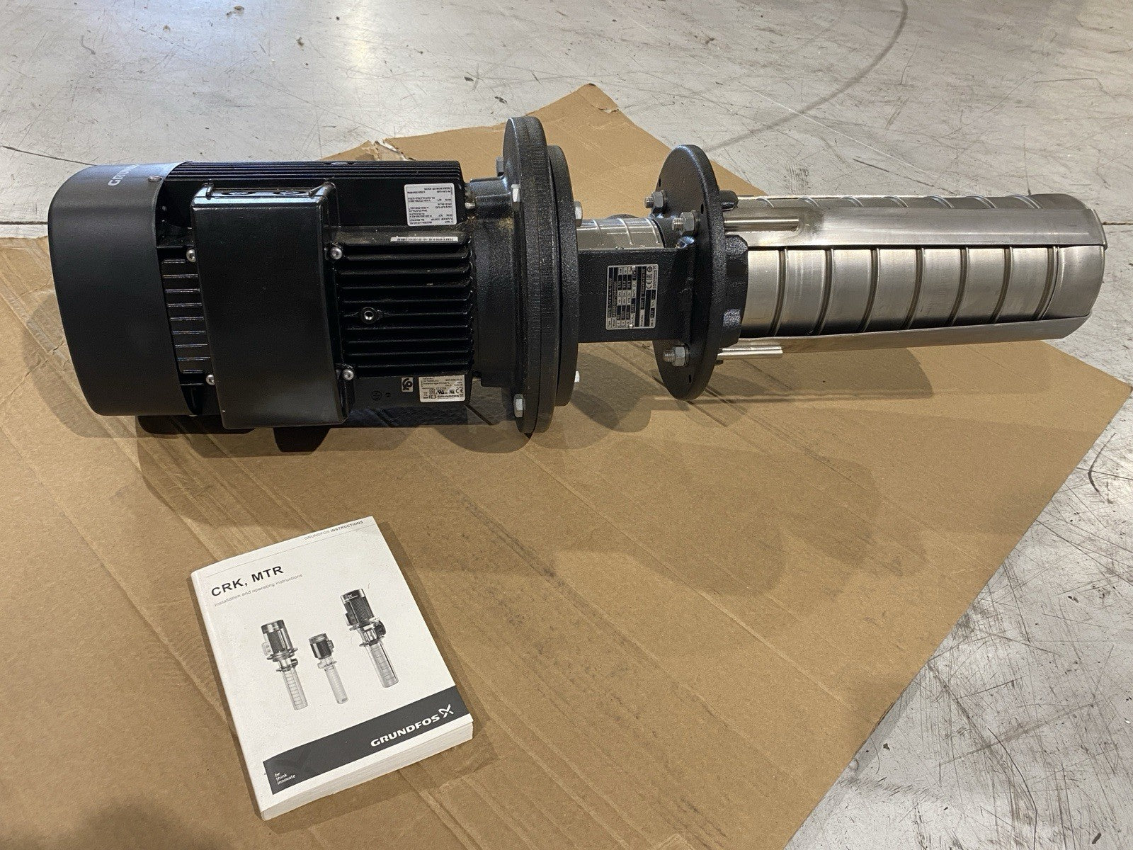 Grundfos 99980190 Vertical Multi Stage Pump MTR15-7/4 A-W-A-HUUV 3x266/460 60 - Maverick Industrial Sales