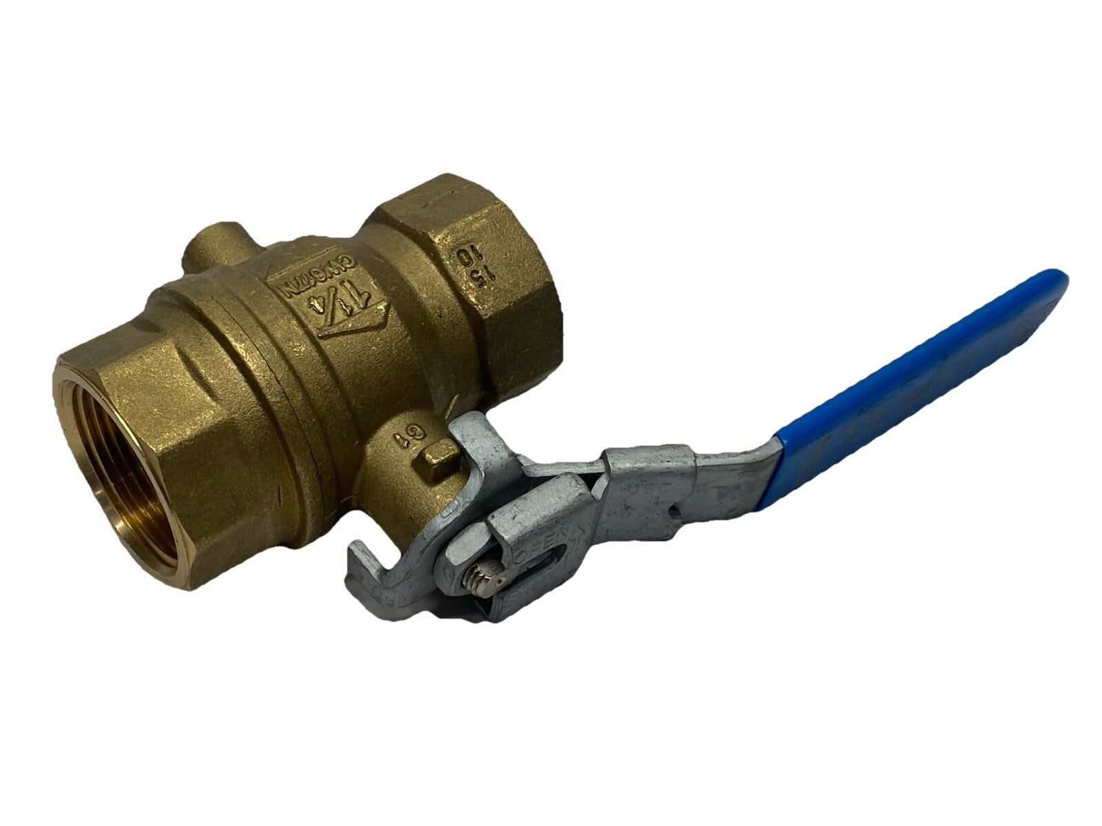 RUB S.93 CW617N Vented Ball Valve Brass 1-1/4" NPT - Maverick Industrial Sales