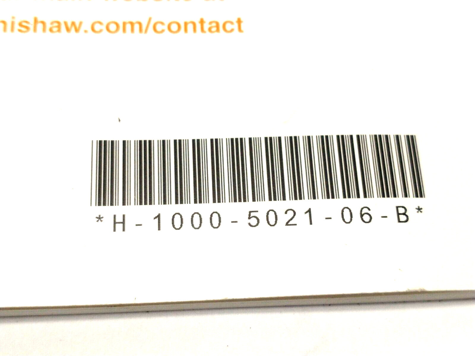 Renishaw H-1000-5021-06-B Touch-Trigger Probe System User's Guide Booklet & CD - Maverick Industrial Sales