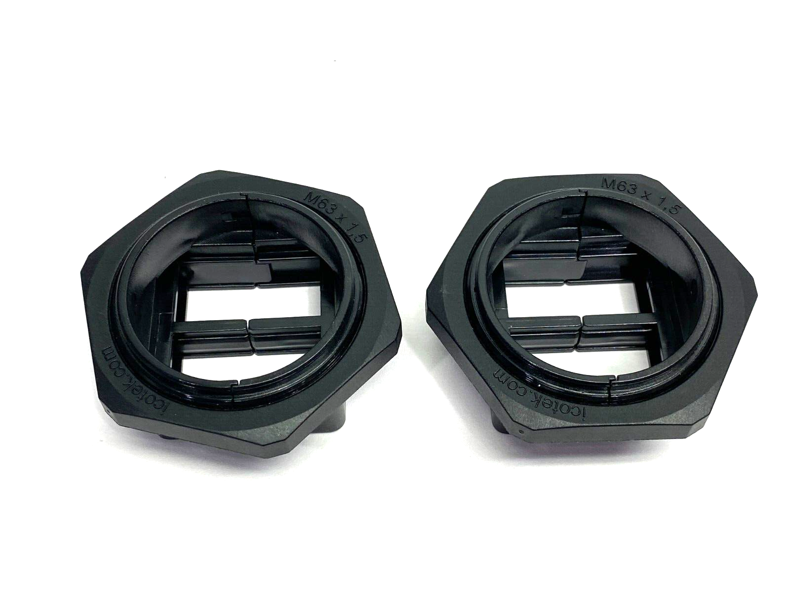 Icotek 45115 Circular Split Cable Gland, M63 x 1,5, KVT 63/4, Black, LOT OF 2 - Maverick Industrial Sales
