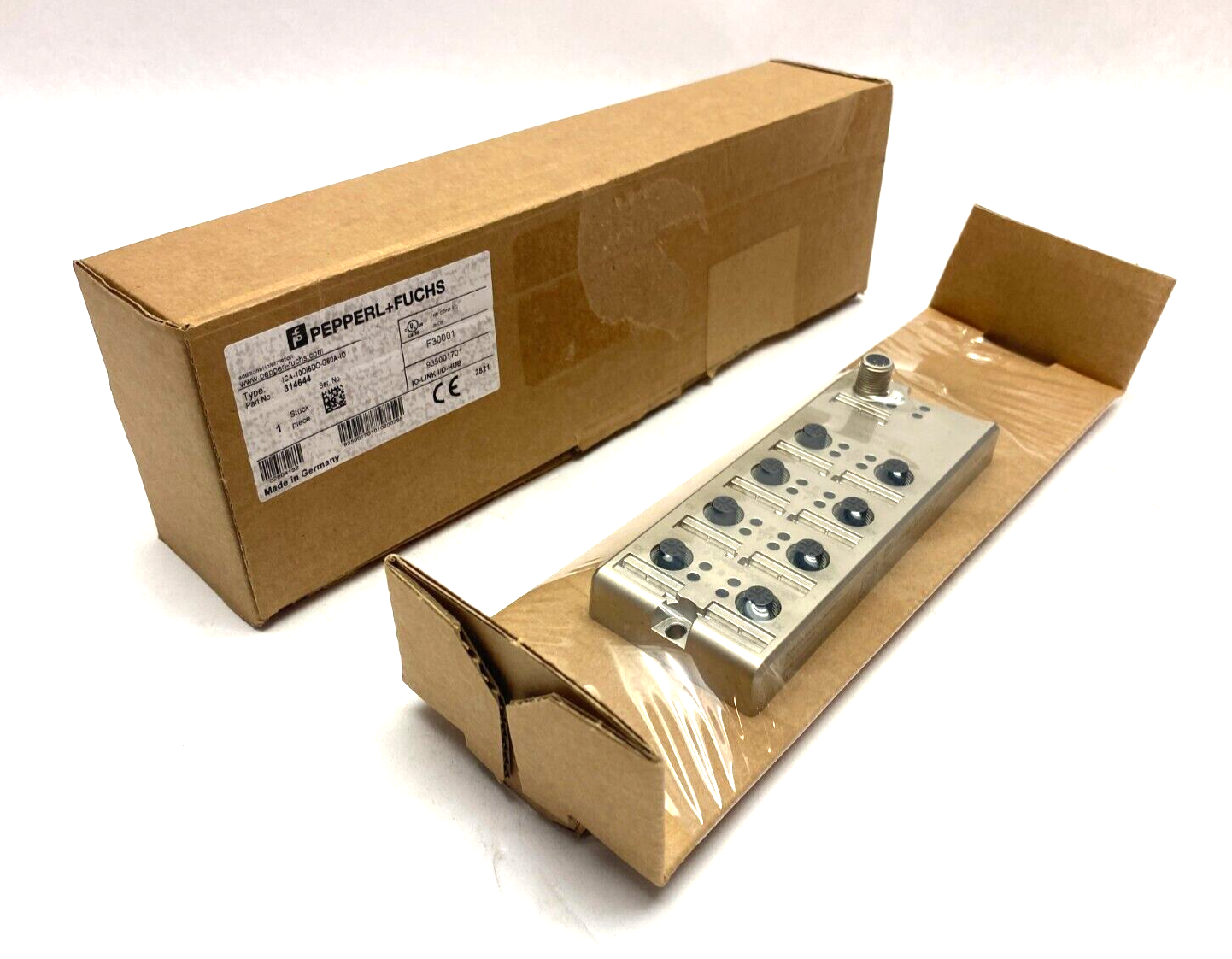 Pepperl+Fuchs ICA-10DI6DO-G60A-IO I/OLink Interface Hub 10-Input 6-Output 314644 - Maverick Industrial Sales