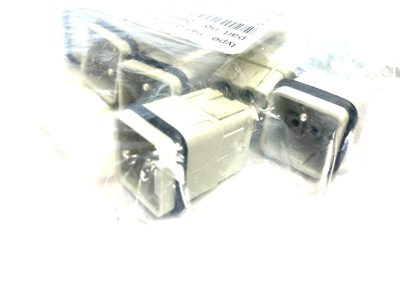 Harting 09120053001 Crimp Termination Module Han Q5/0-M-C PKG OF 10 - Maverick Industrial Sales