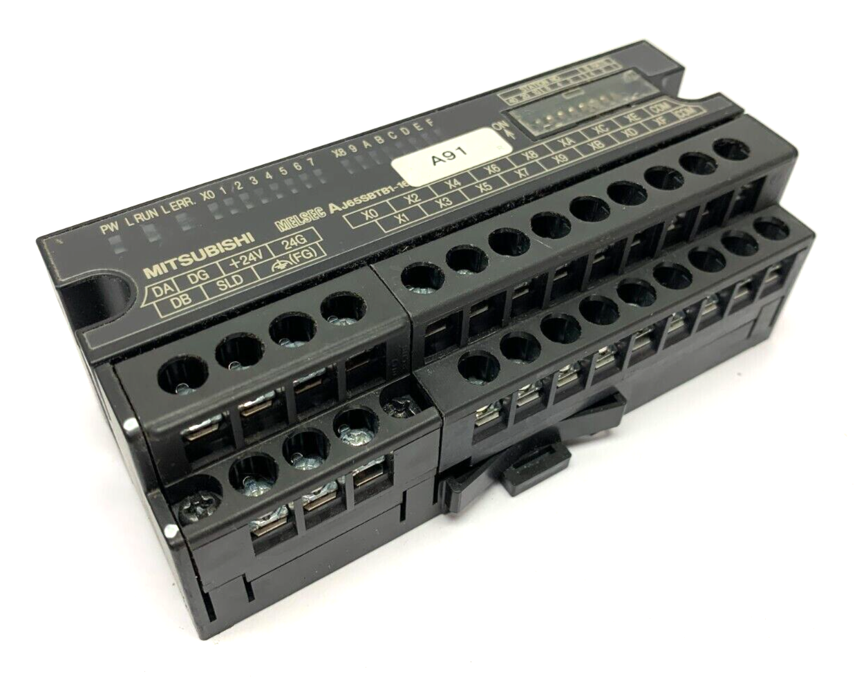 AJ65SBTB1-16D | Mitsubishi Melsec CC-Link Remote Input Unit - Used - Maverick Industrial Sales