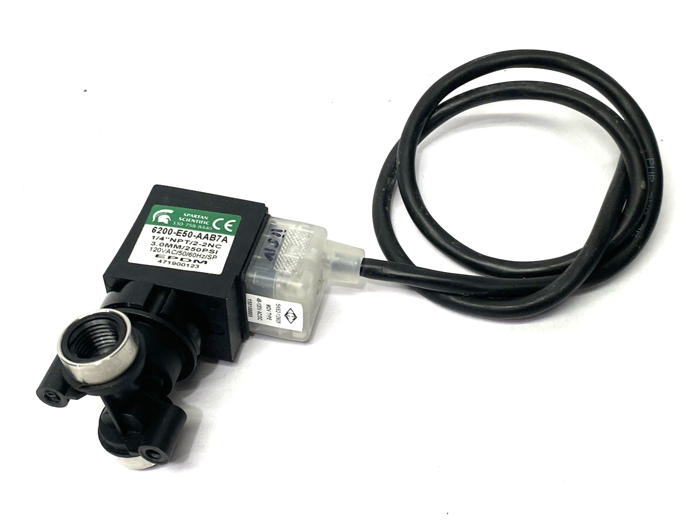 Spartan Scientific 6200-E50-AAB7A 2-Way 2-Position Direct Acting Solenoid Valve - Maverick Industrial Sales