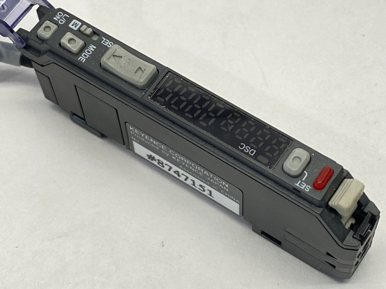 Keyence FS-V31P Fiber Amplifier Main Unit 7" Cable - Maverick Industrial Sales