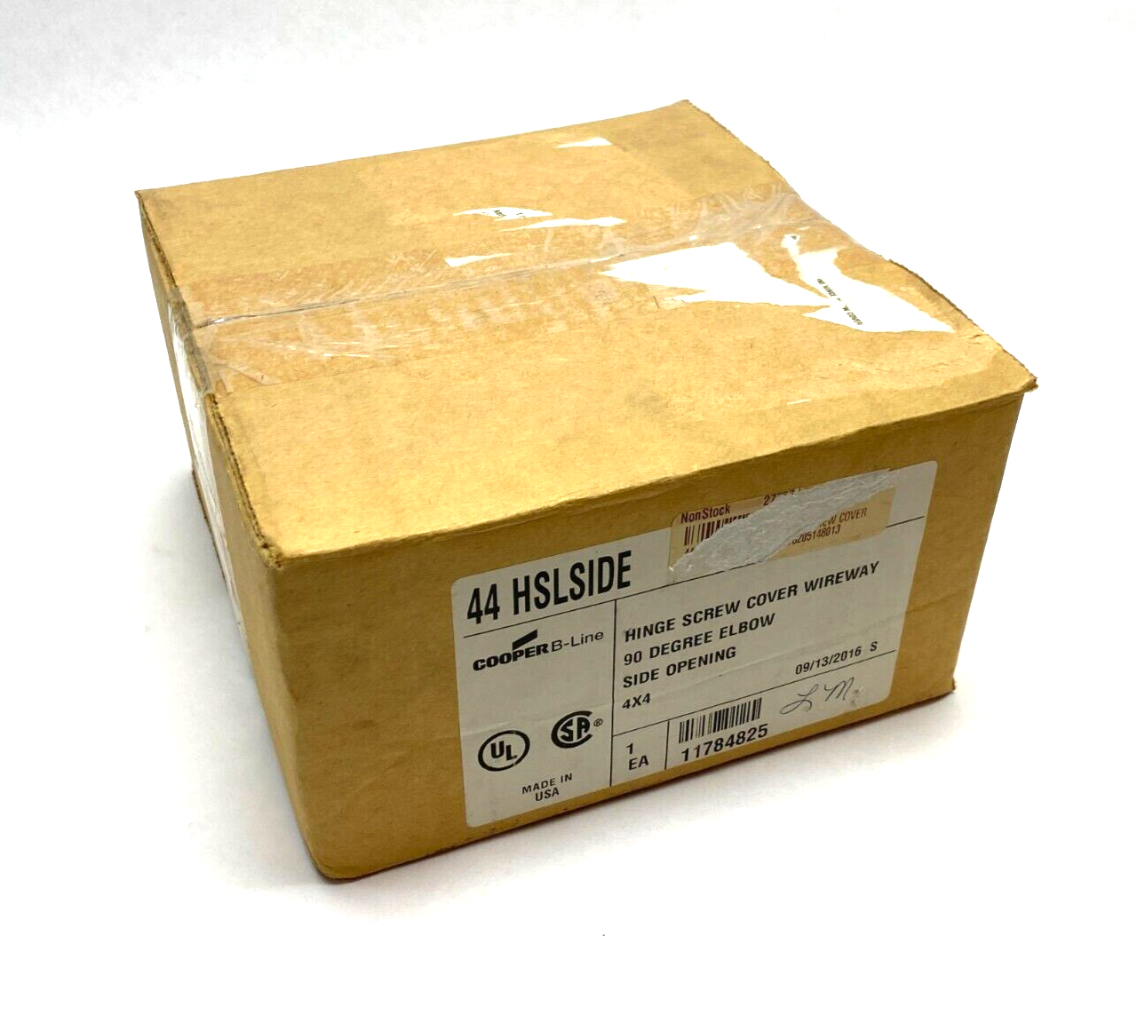 Cooper B-Line 44HSLSIDE Wireway Elbow Hinge Screw Cover 90-Degree Side Opening - Maverick Industrial Sales