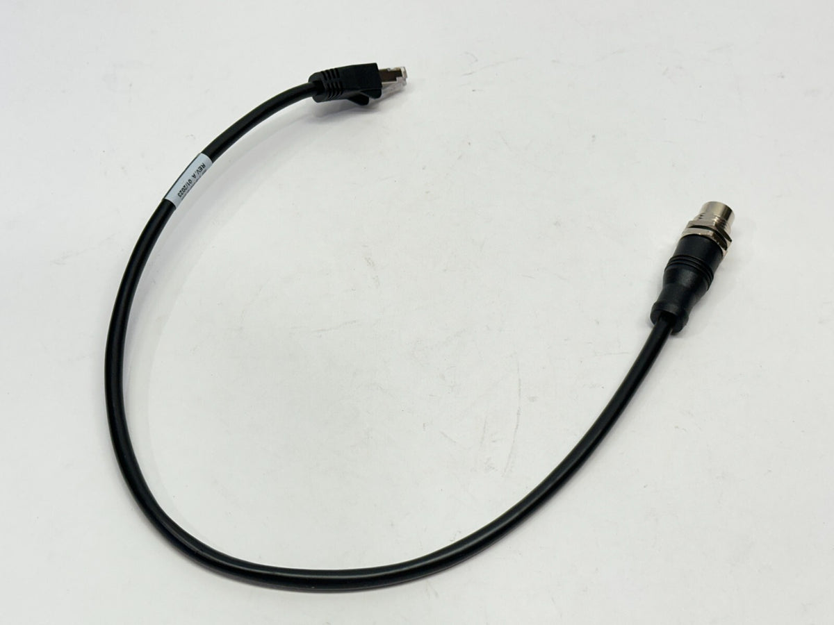 MI-1-5-R0-0.5M | CEI Rev A Ethernet Cordset RJ45 - M14 Female 8-Pin 0.5m - Used - Maverick Industrial Sales