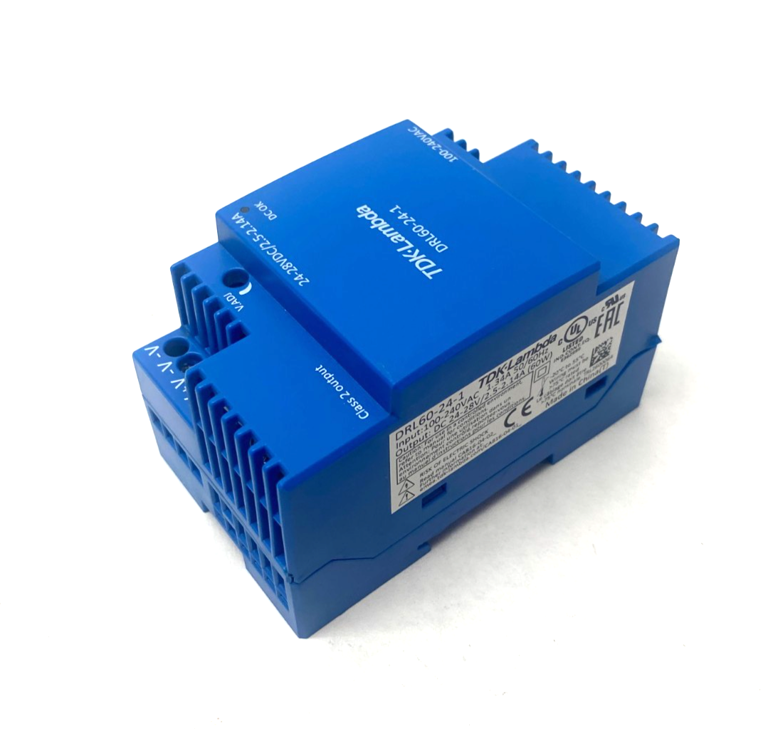 TDK-Lambda DRL60-24-1 Power Supply Module, Rail Mounted - Maverick Industrial Sales