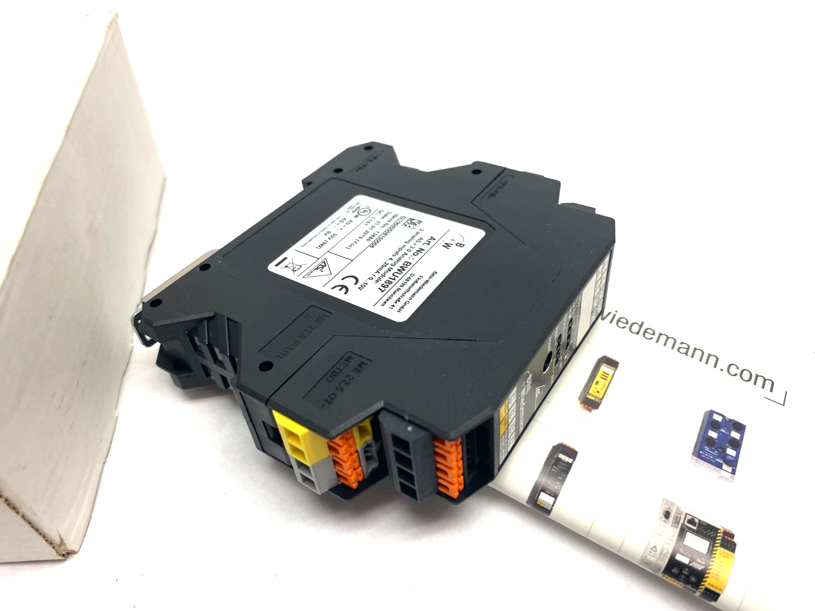 Bihl+Wiedemann BWU1897 AS-i Analog Module, 2 Analog Inputs 13880 - Maverick Industrial Sales