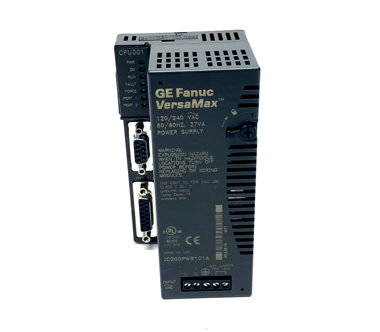 IC200PWR101A | GE Fanuc VersaMax Power Supply 120/240VAC - Used - Maverick Industrial Sales