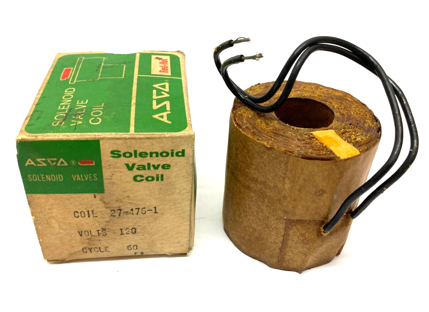 Asco 27-476-1 Red Hat Solenoid Valve Replacement Coil 120V Cycle 60 - Maverick Industrial Sales