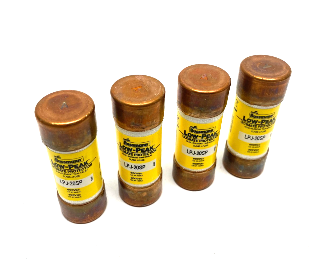 Bussmann LPJ-20SP Low-Peak Time Delay Dual Element Fuse Class J LOT OF 4 - Maverick Industrial Sales