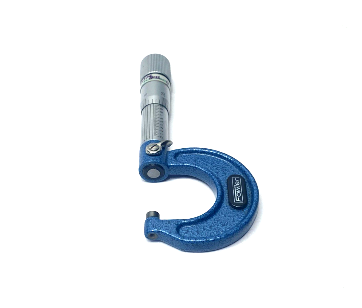 Fowler 52-248-001 Outside Micrometer 0"- 1", 0mm - 25mm 0.01mm Graduation 52-248 - Maverick Industrial Sales