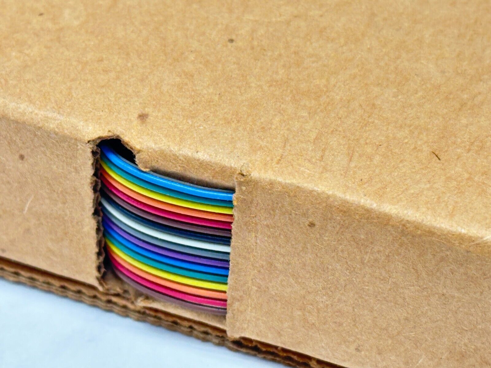 Belden 9R28016 000100 Flat Rainbow Cable 9R280XX Series #28-16c PVC 100ft - Maverick Industrial Sales