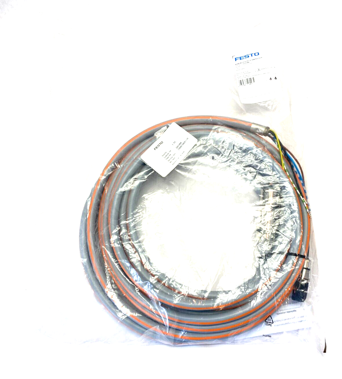 Festo NEBM-M23G15-EH-10-Q9N-R3LEG14 Motor Extension Cable 10m Length 5251384 - Maverick Industrial Sales