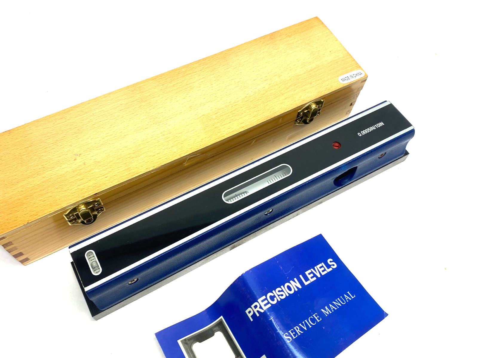 12" Precision Master Level, Bar Level, 0.0005"/10" Accuracy - Open box - Maverick Industrial Sales