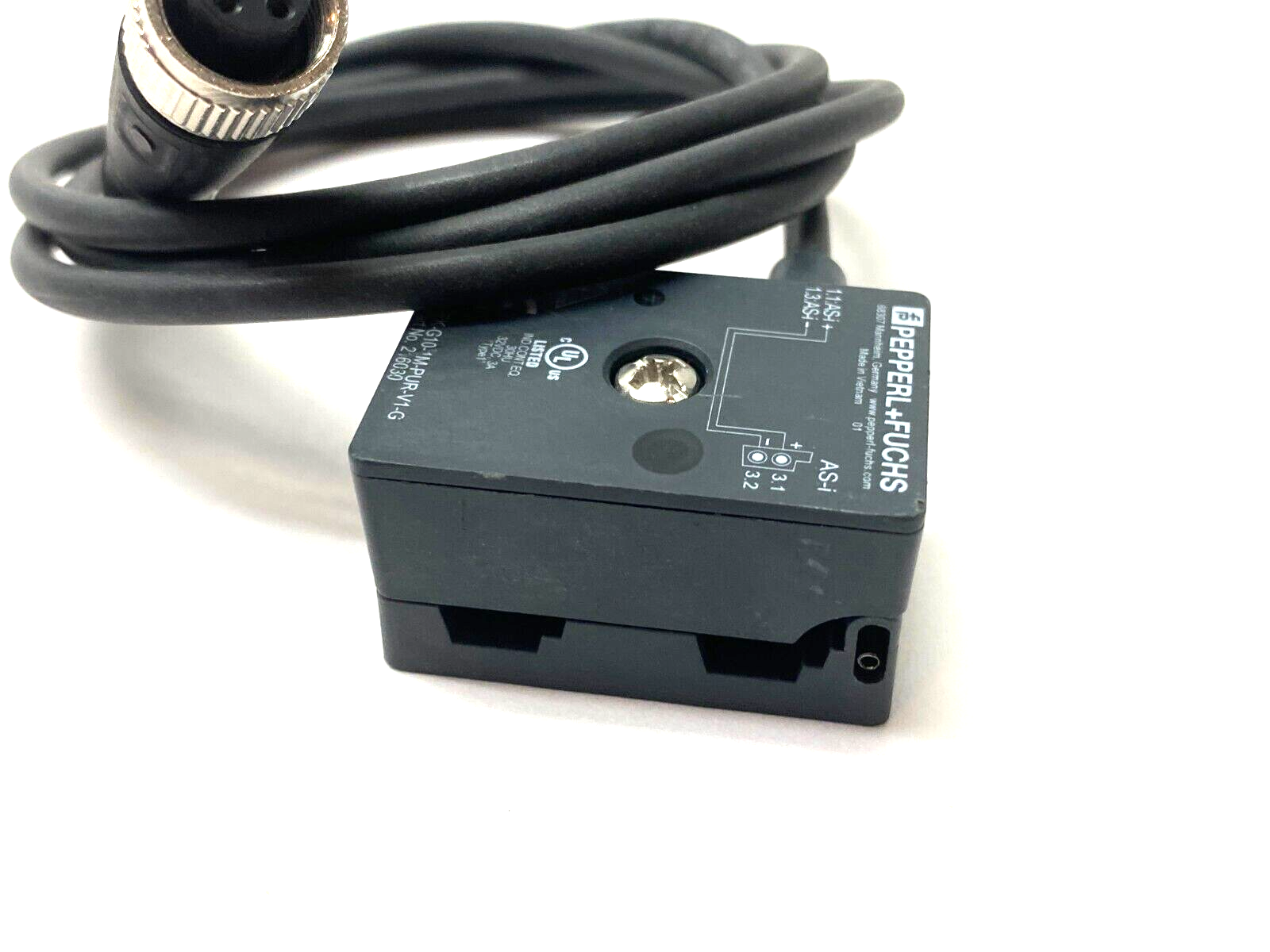 Pepperl+Fuchs VAZ-T1-FK-G10-1M-PUR-V1-G AS-Interface Sensor Module 216030 - Maverick Industrial Sales