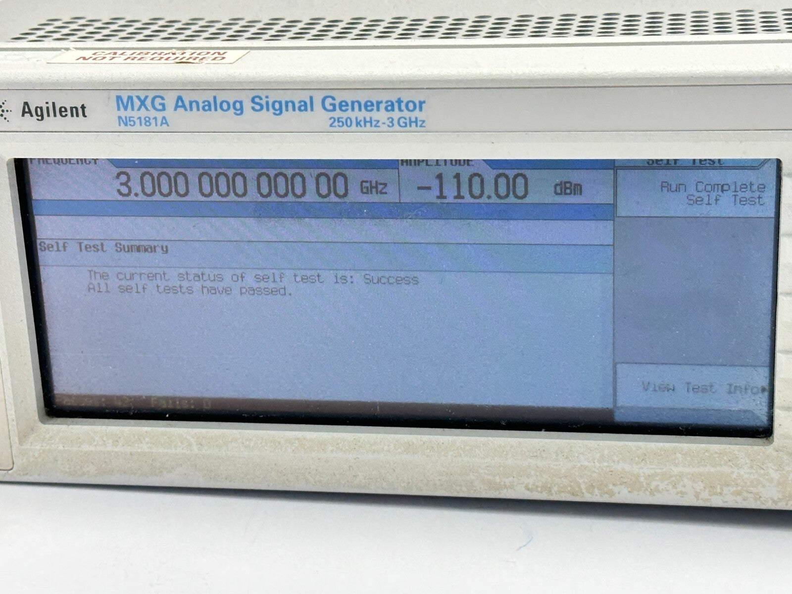 Agilent N5181A MXG Analog Signal Generator 100kHz-3GHz MY47071245 Option 503 UNT - Maverick Industrial Sales
