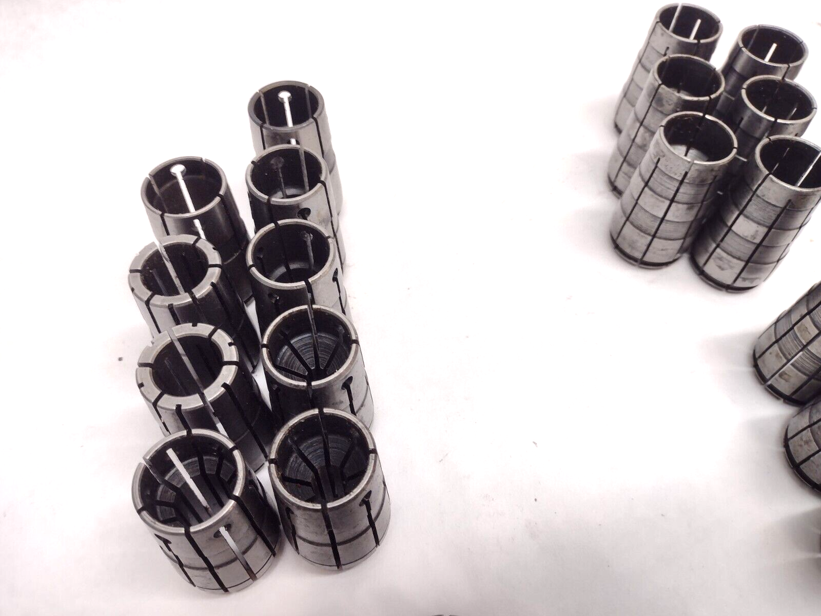 69 Pieces | Assorted CNC Spring Collets LOT OF 69 - Used - Maverick Industrial Sales