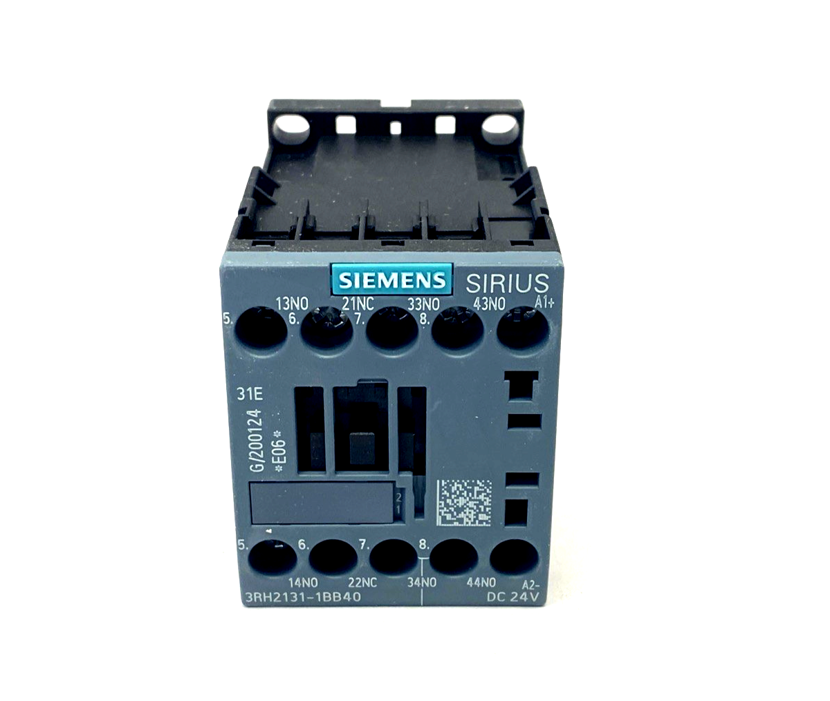 Siemens 3RH2131-1BB40 Contactor Relay 3 NO + 1 NC 24VDC Size S00 - Maverick Industrial Sales