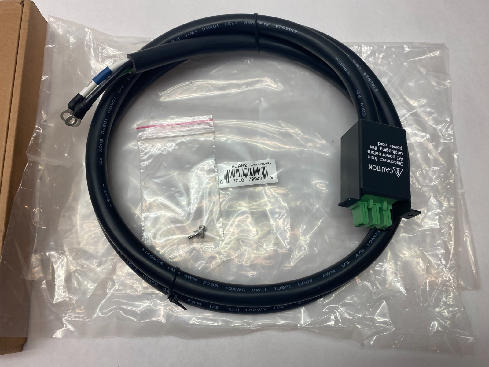 BK Precision PCAK2 Unterminated AC Power Cable Assembly - Maverick Industrial Sales