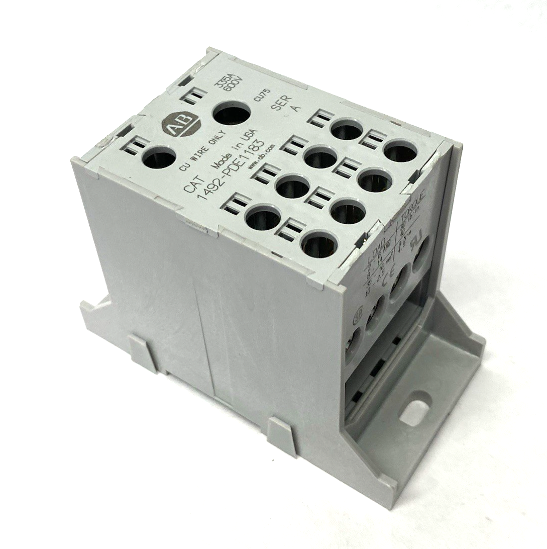 Allen Bradley 1492-PDE1183 Ser. A Enclosed Power Distribution Block 335A - Maverick Industrial Sales