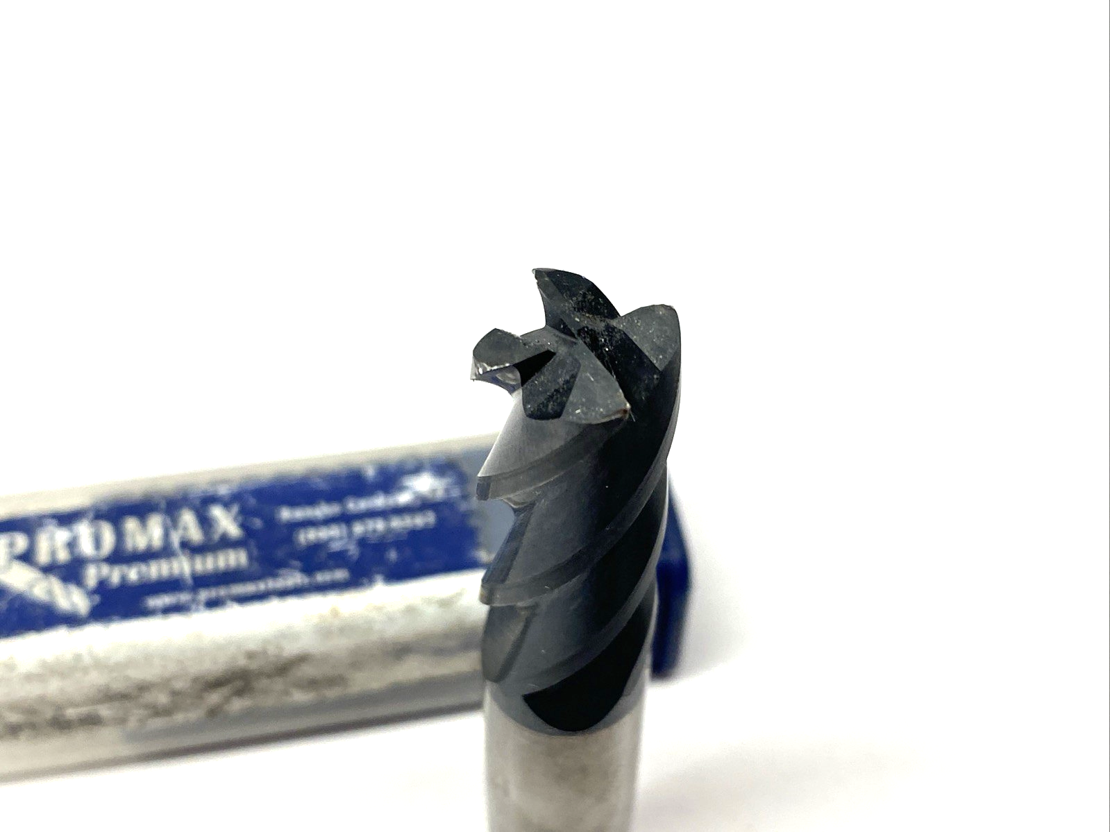 111-03614 | ProMax Square End Mill: 9/16" Dia, 1-1/4" LOC, 9/16" Shank, 4-Flute - Used - Maverick Industrial Sales