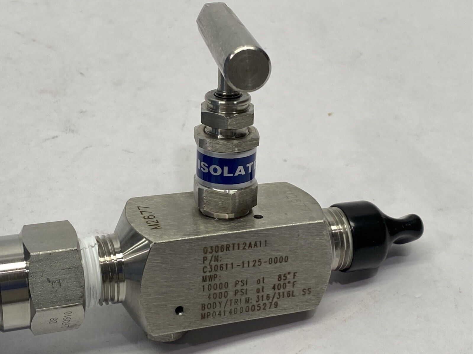 Rosemount 3051TA1A2B21AB4E5Q4S5 Pressure Transmitter w/ 0306RT12AA11 Manifold - Maverick Industrial Sales