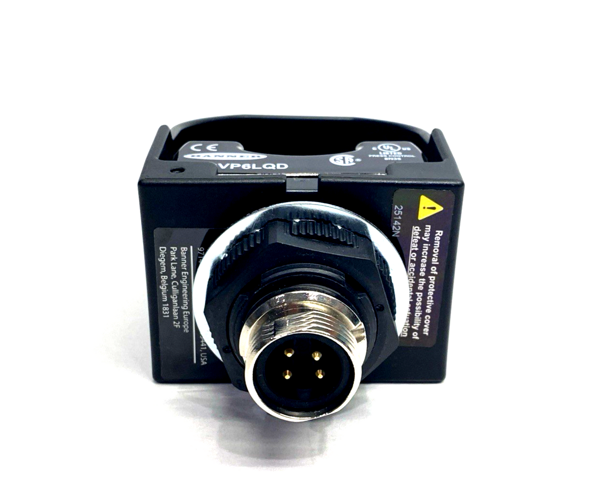 OTBVP6LQD | Banner Momentary Optical Touch Button, Integral QD 4-Pin 34997 - New – Open box - Maverick Industrial Sales