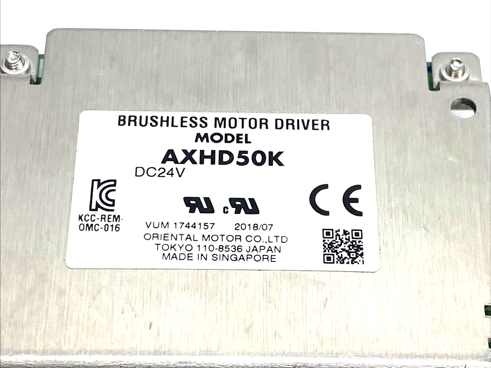 AXHD50K | Oriental Motor Brushless DC Motor Driver 24VDC - For parts or not working - Maverick Industrial Sales