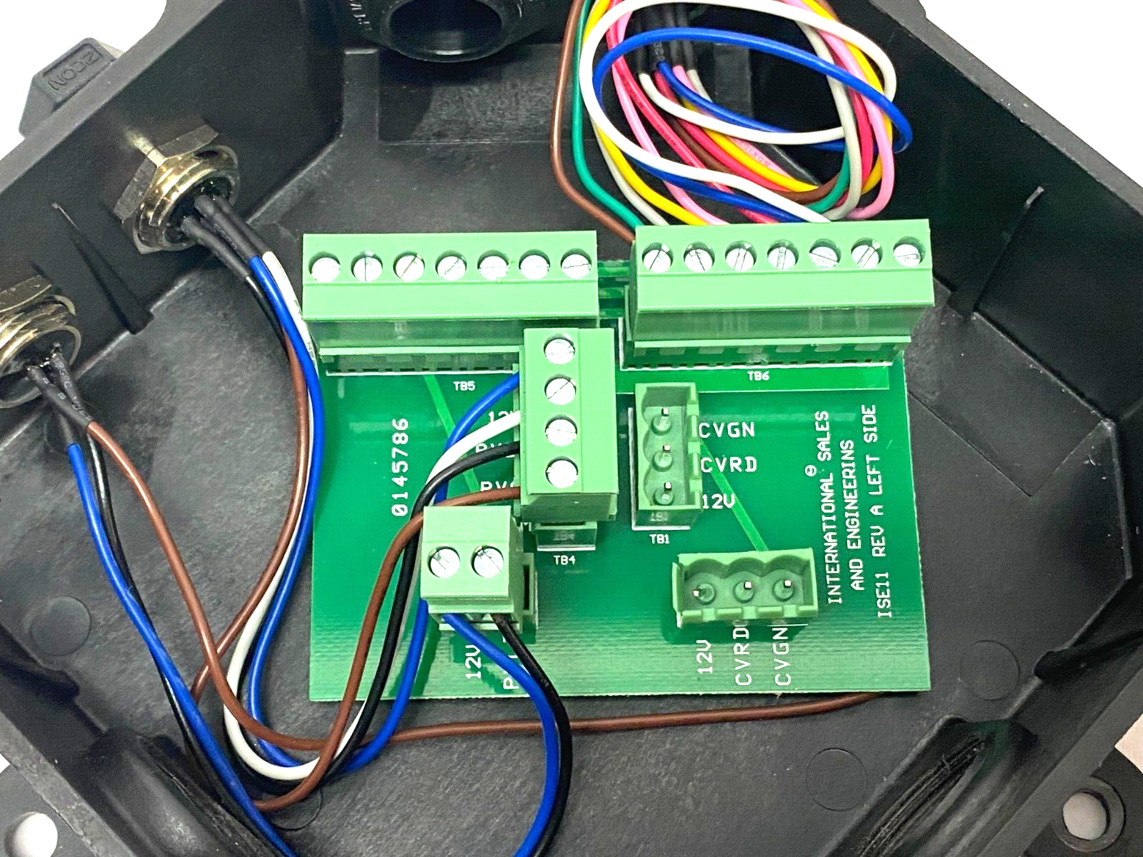 ISE11 | Rite Hite Rev A Left Side Control Module Enclosure Wall Mounted 0145918 - Used - Maverick Industrial Sales