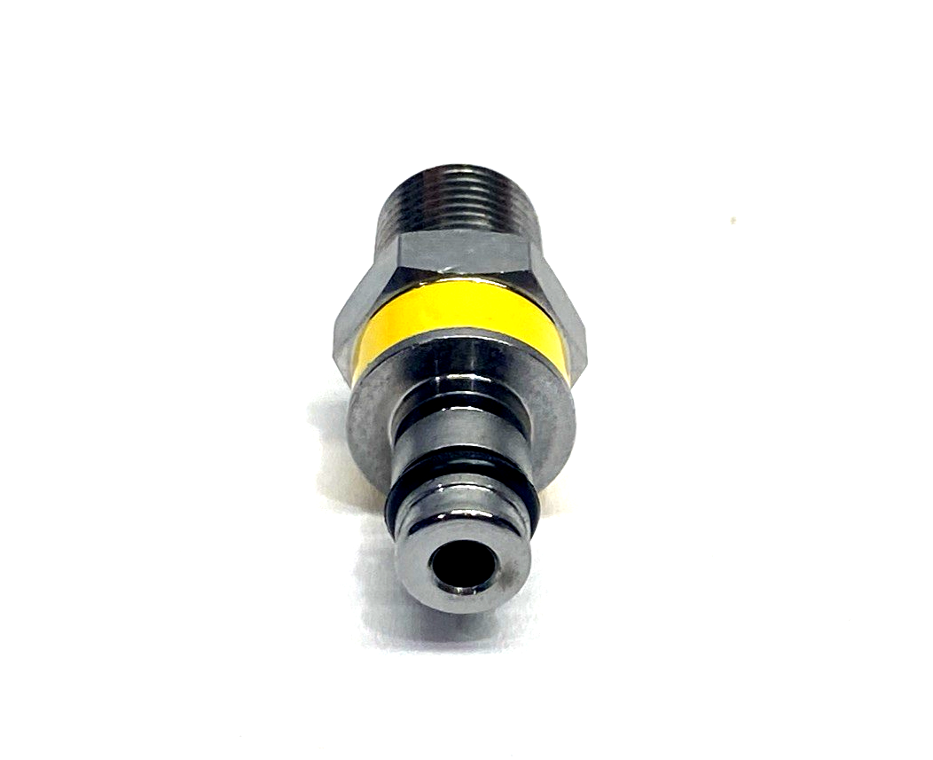FT-MC24-02-K2 | Omega Chrome-Plated Brass Quick Coupling Insert, Yellow, 1/8" NPT - New - Maverick Industrial Sales