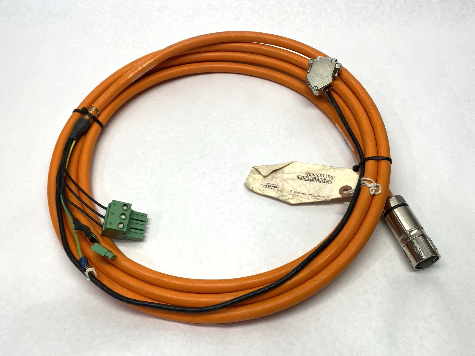 R911372023 | Bosch Rexroth Servo Motor Hybrid Cable 5m RH2-025DBB-NN-005,0 - Used - Maverick Industrial Sales