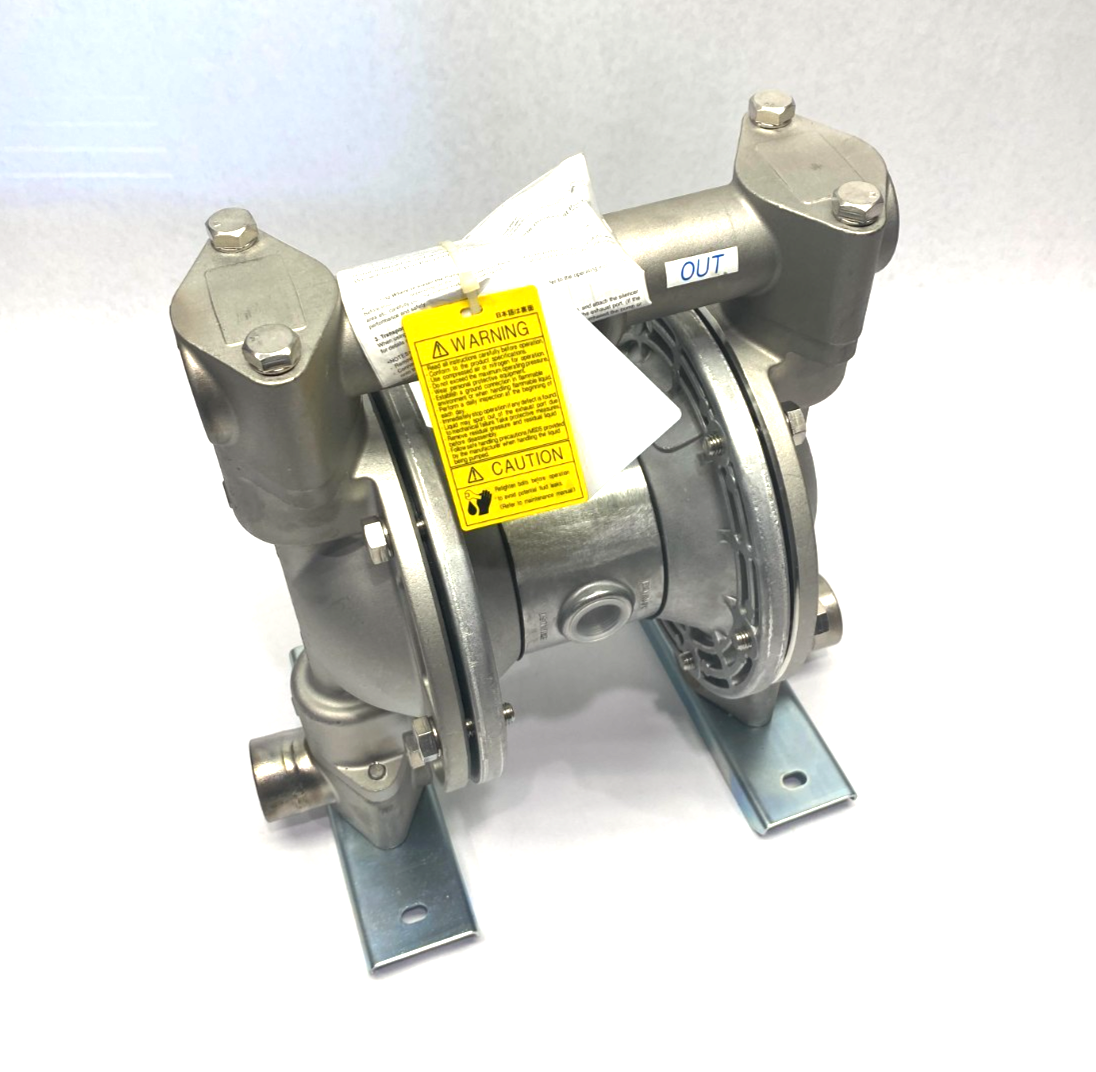 Yamada NDP-25BSS-I Stainless Steel Air Powered Double Diaphragm Pump 1" In/Out - Maverick Industrial Sales