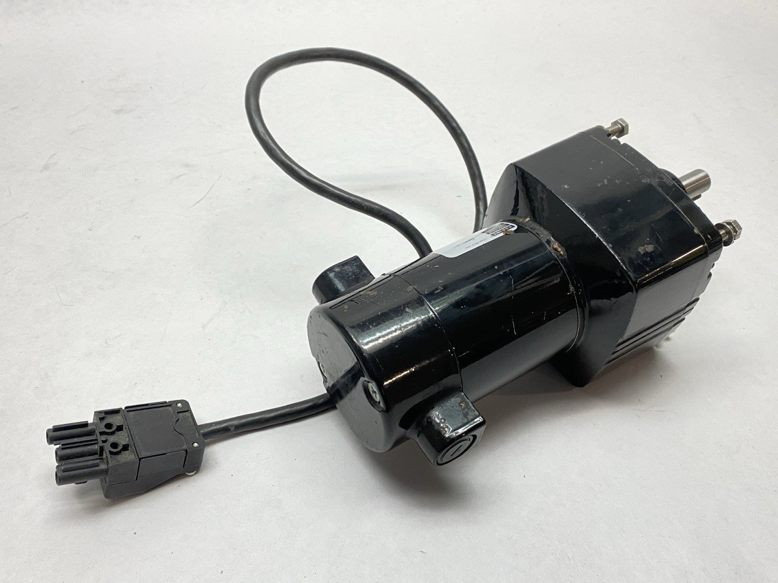24A2BEPM-D4 | Bodine Electric Parallel Shaft DC Gearmotor 1/29HP 90:1 28RPM 24V - For parts or not working - Maverick Industrial Sales