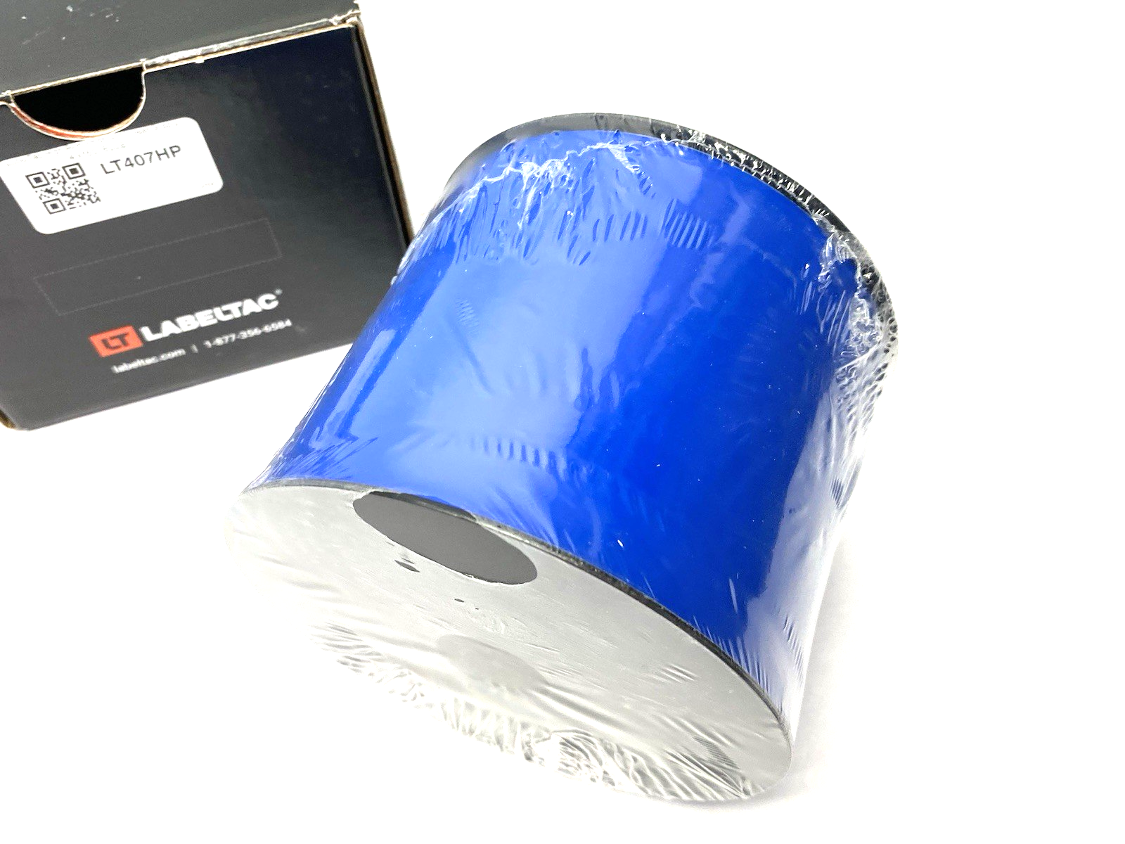 LT407HP | LabelTac Pro Model High Perf. 10 Year Vinyl Label, Blue, 4" x 150' Roll - New – Open box - Maverick Industrial Sales
