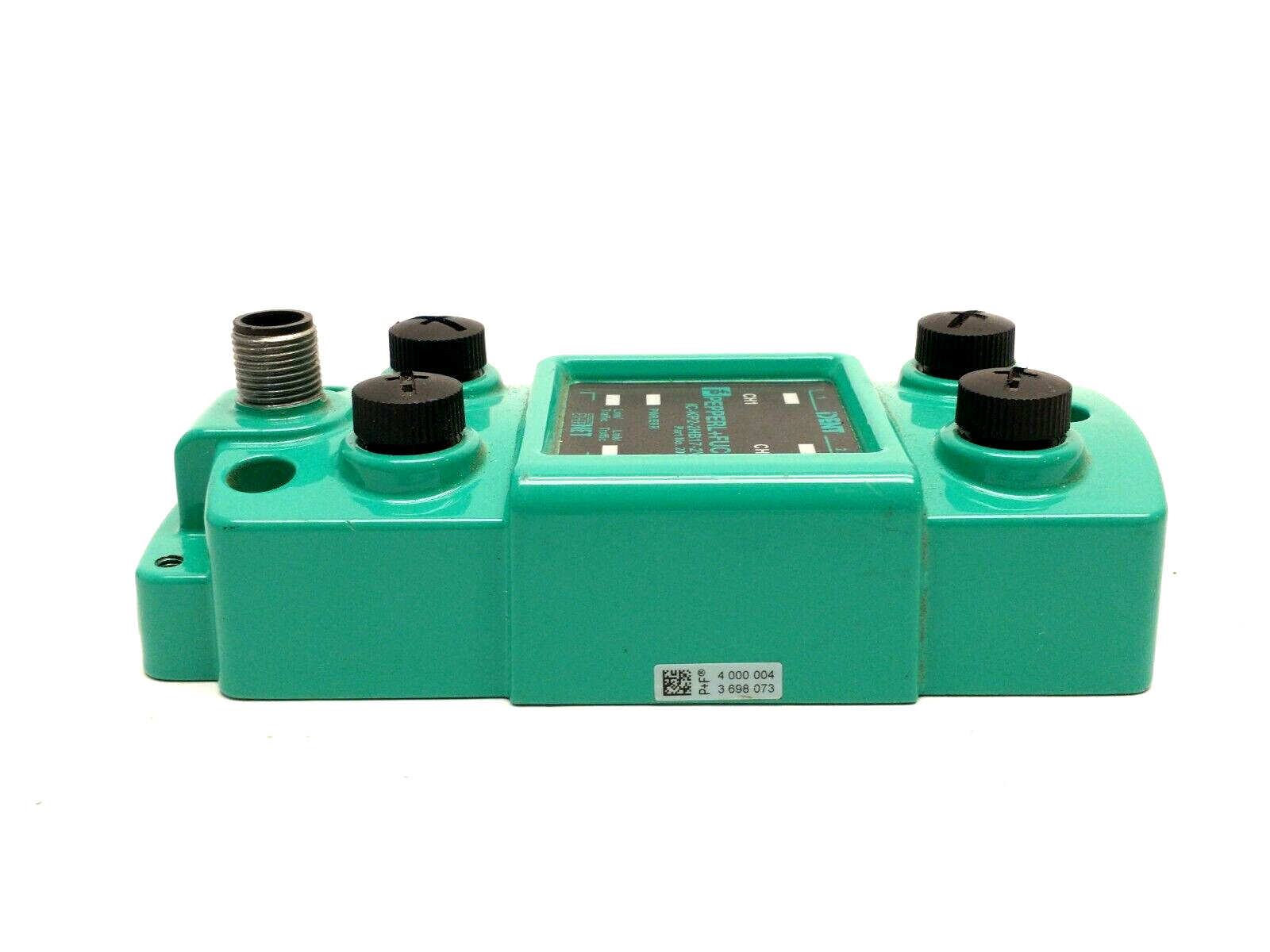 IC-KP2-2HB17-2V1D, 200877 | Pepperl+Fuchs IC-KP2-2HB17-2V1D iDENT Compact Control Interface Unit 200877 - For parts or not working - Maverick Industrial Sales