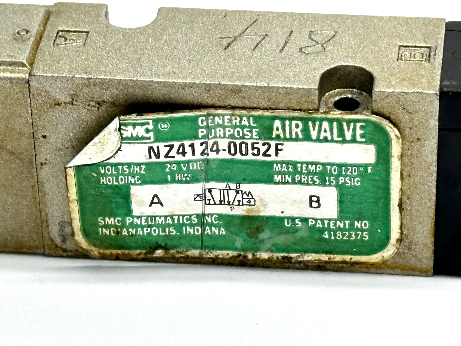 SMC NZ4124-0052F Pneumatic Air Valve 24VDC - Maverick Industrial Sales