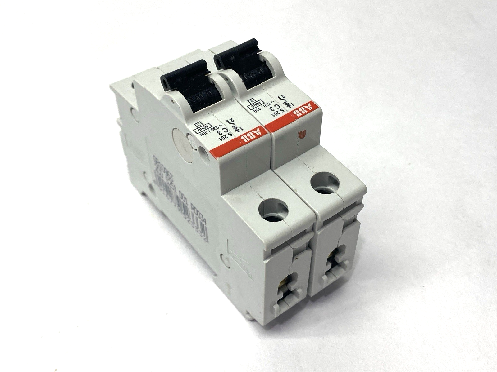 ABB S201-C3 Miniature Circuit Breaker 1-Pole 3A LOT OF 2 - Maverick Industrial Sales