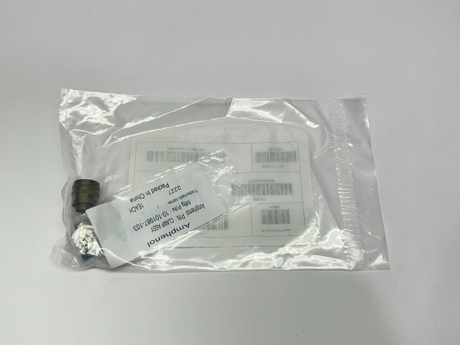 Amphenol PT06A-10-5P-SR MIL Spec Circular Connector Male 5-Pin Size 10 Straight - Maverick Industrial Sales