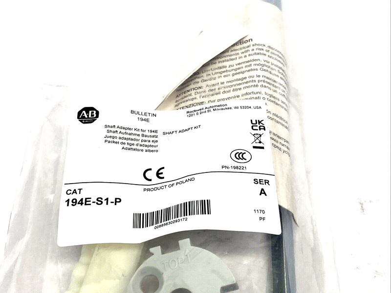 Allen Bradley 194E-S1-P Ser. A Shaft Adapter Kit - Maverick Industrial Sales