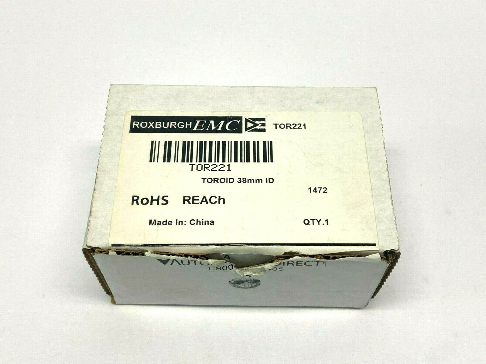 Automation Direct TOR221 Roxburgh Toroid EMI/ RFI Filter 38mm ID 64 OD - Maverick Industrial Sales