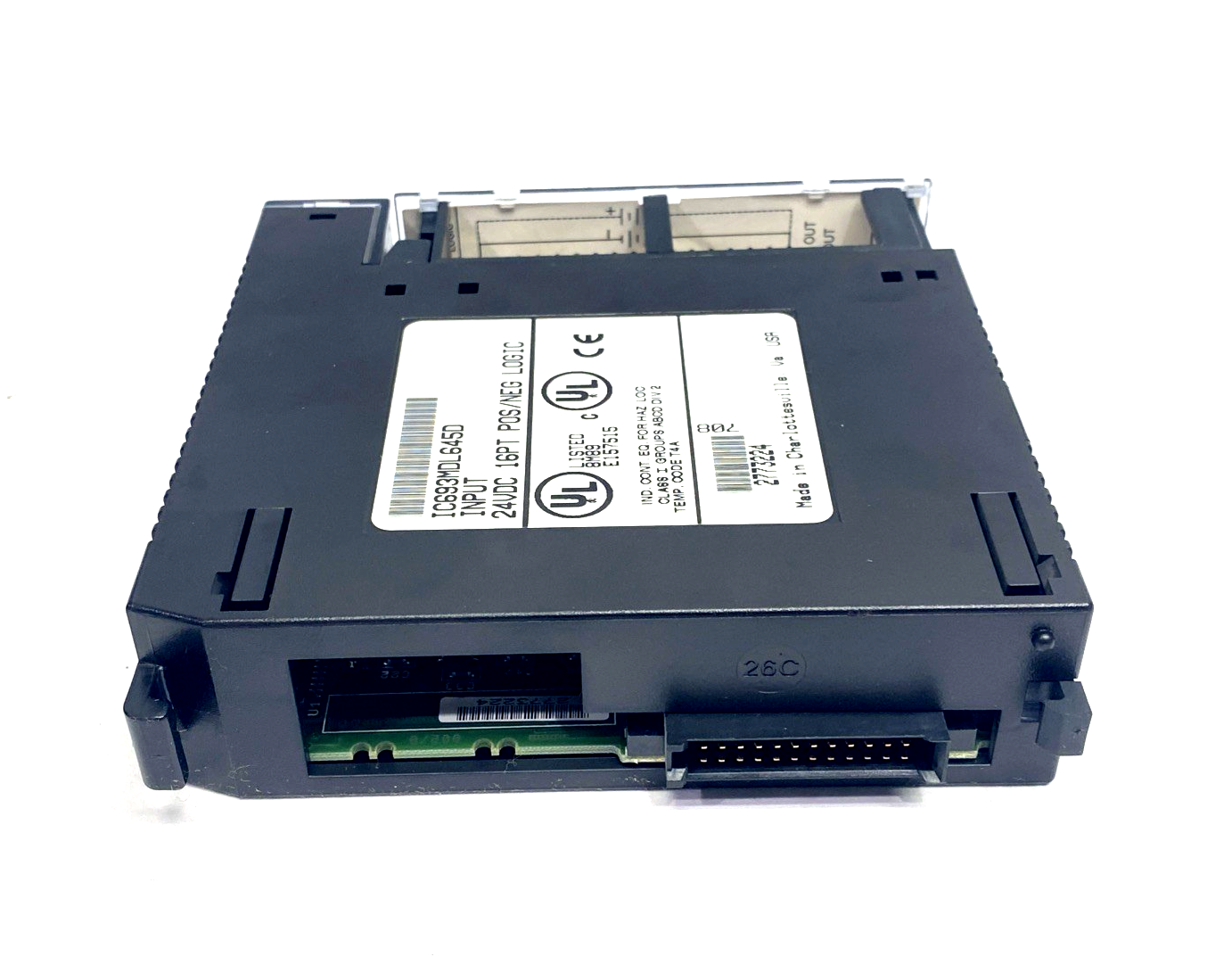IC693MDL645D | GE Fanuc POS/NEG Logic Input Module 16PT 24VDC - Used - Maverick Industrial Sales