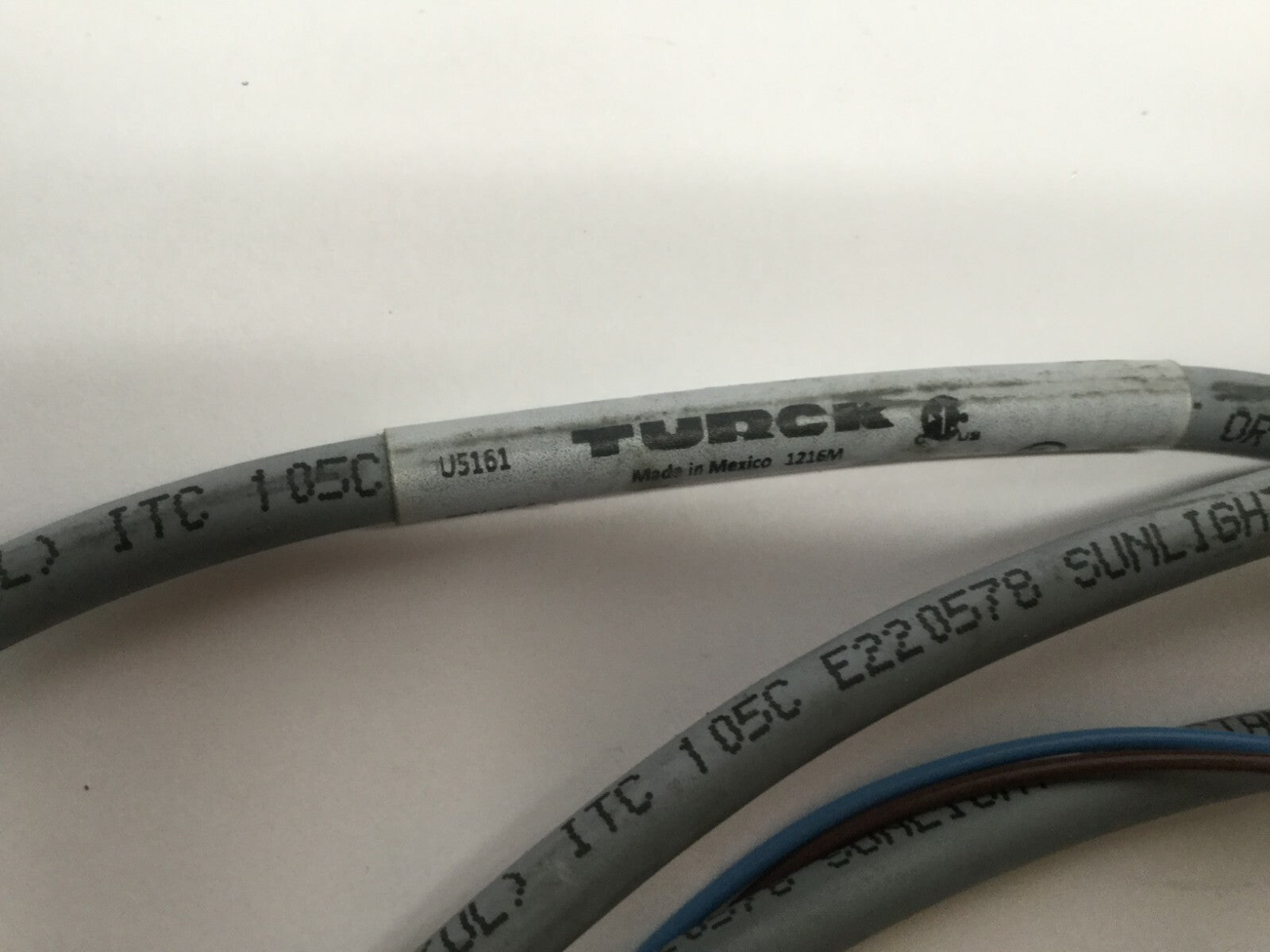 Lot of (2) Turck RKV 4T-6 Eurofast Cordsets U5161, Connected, Approx. 2’ - Maverick Industrial Sales