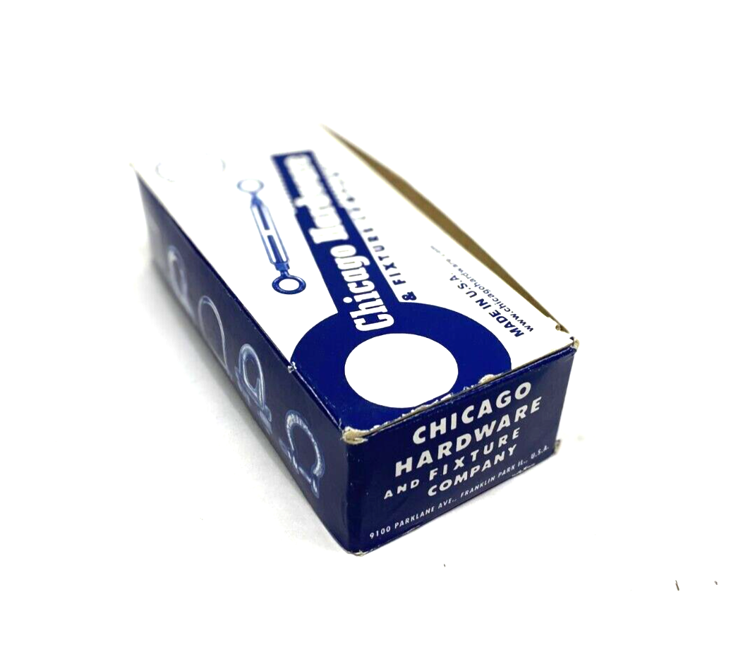 Chicago Hardware 50065 4 U-Bolts for 2" Pipe, 5/16" x 2-1/2" x 3-3/16" BOX OF 10 - Maverick Industrial Sales
