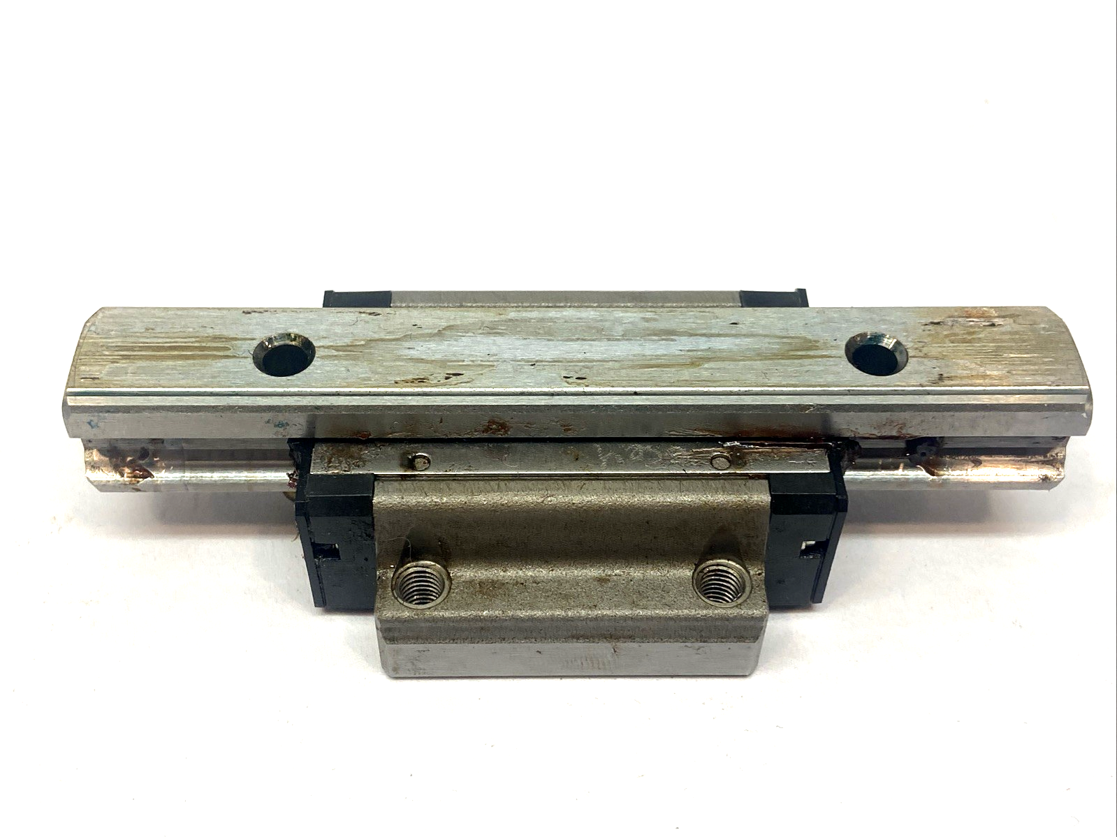 HSR15A | THK Linear Guide Rail Bearing Block w/ 100mm Rail - Used - Maverick Industrial Sales