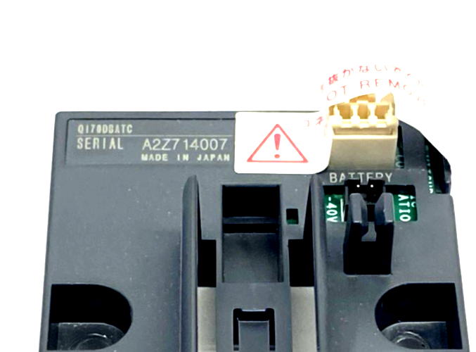 Mitsubishi Q170DBATC PLC Battery Compatible Motion Controller Battery Holder - Maverick Industrial Sales