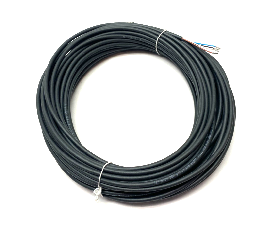 Beckhoff ZK2020-3200-0200 Single Ended Power Cable M8 4-Pin to Leads, 20m Length - Maverick Industrial Sales