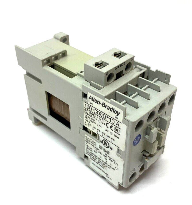 Allen Bradley 100-C09DJ10 Ser A Auxiliary Contactor Module - Maverick Industrial Sales